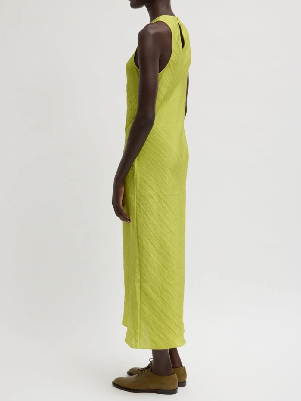 NWOT*Tibi The Crinkle Slip Midi Bias Dress - US 4 - Picture 2 of 11